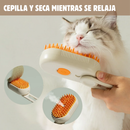 Cepillo a Vapor para Mascotas 2 en 1 – Seca y peina fácil