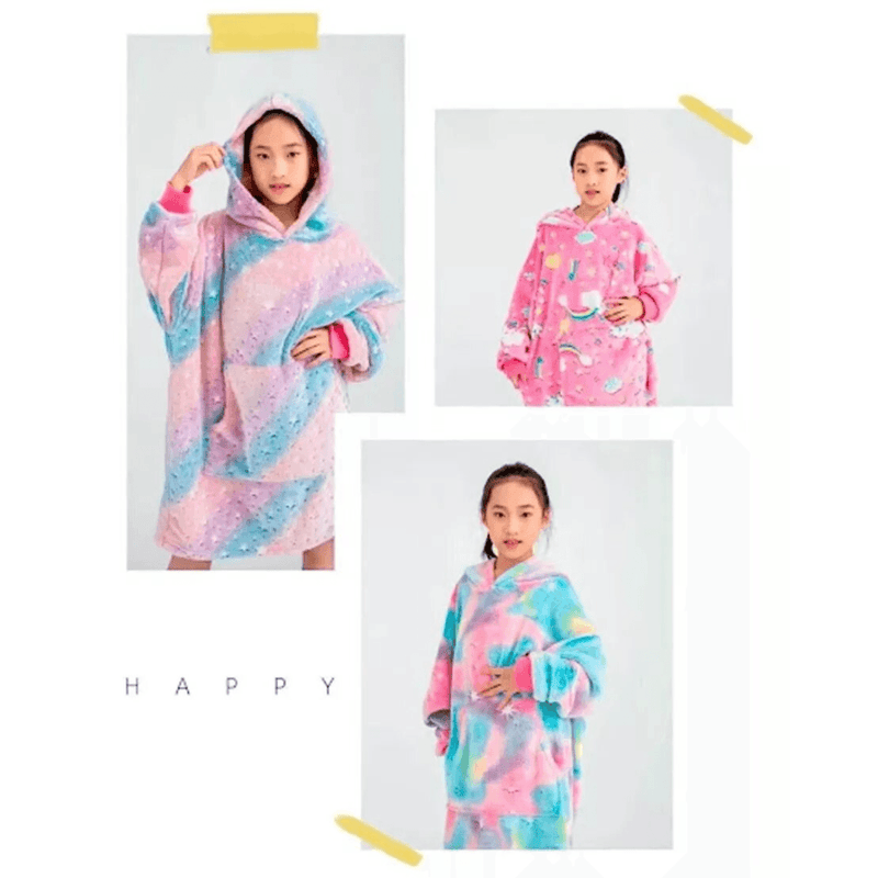 Manta Polerón con Capucha de Invierno - Multishop Chile E.I.R.L