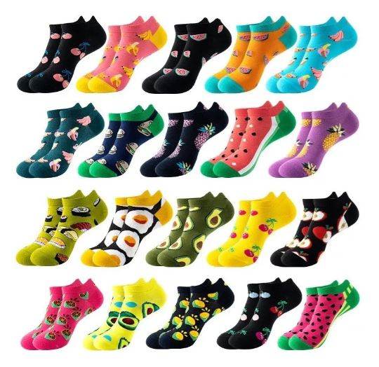 12 Pares De Calcetines Algodon Mujer - Multishop Chile E.I.R.L