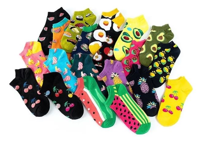 12 Pares De Calcetines Algodon Mujer - Multishop Chile E.I.R.L