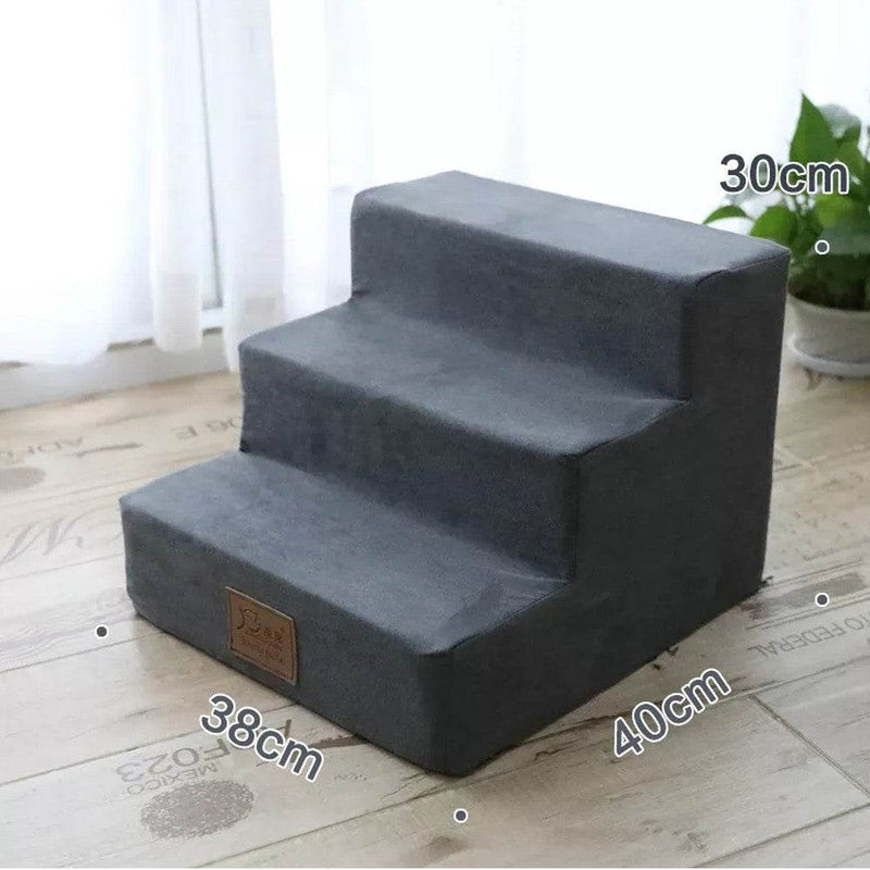 Escaleras De 3 Pasos Para Mascotas Perro - Multishop Chile E.I.R.L