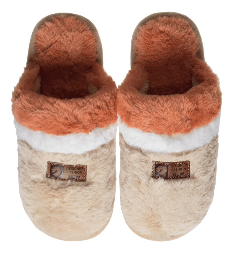 Pantufla Julia Mujer Beige Invierno - Multishop Chile E.I.R.L