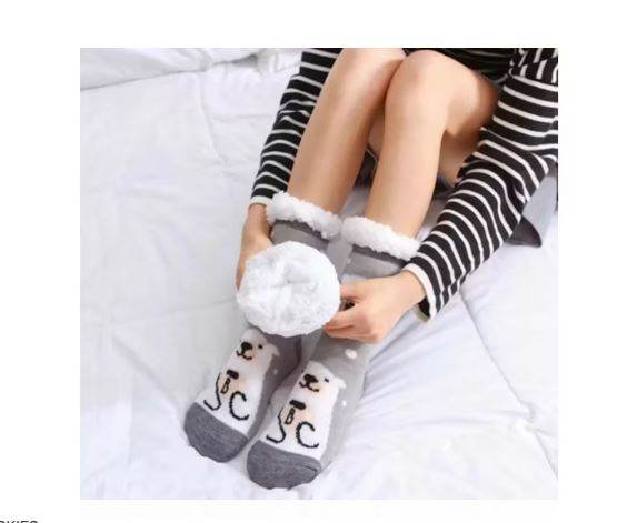 Pack de 3 Pares de Calcetas con Chiporro y Antideslizante para invierno - Multishop Chile E.I.R.L