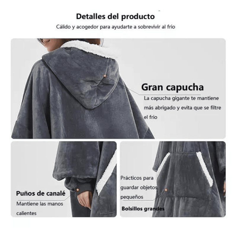 🌈❄️ Polerón Abrigo Impermeable para el Invierno– Calidez, Estilo y Comodidad en una Sola Prenda - Multishop Chile E.I.R.L