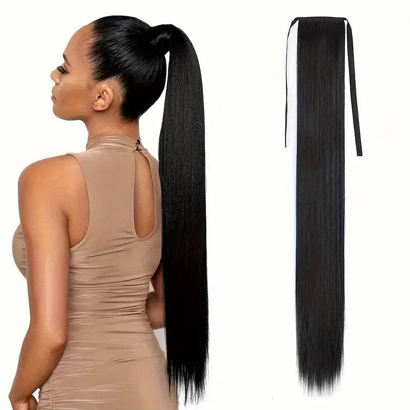 Extensiones de Cabello en Coleta Larga de 70 cm Disponibles en 7 Colores - Multishop Chile E.I.R.L