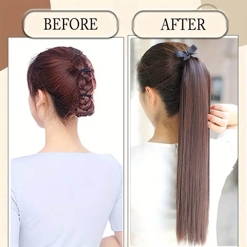 Extensiones de Cabello en Coleta Larga de 70 cm Disponibles en 7 Colores - Multishop Chile E.I.R.L