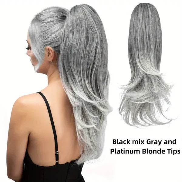Extensiones de Cabello en Coleta Larga de 70 cm Disponibles en 7 Colores - Multishop Chile E.I.R.L
