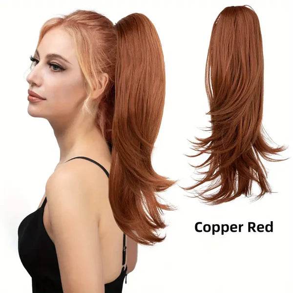 Extensiones de Cabello en Coleta Larga de 70 cm Disponibles en 7 Colores - Multishop Chile E.I.R.L