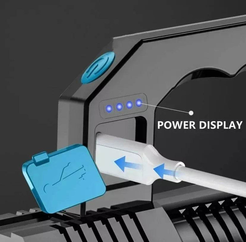 Linterna Led Táctica Recargable - Multishop Chile E.I.R.L