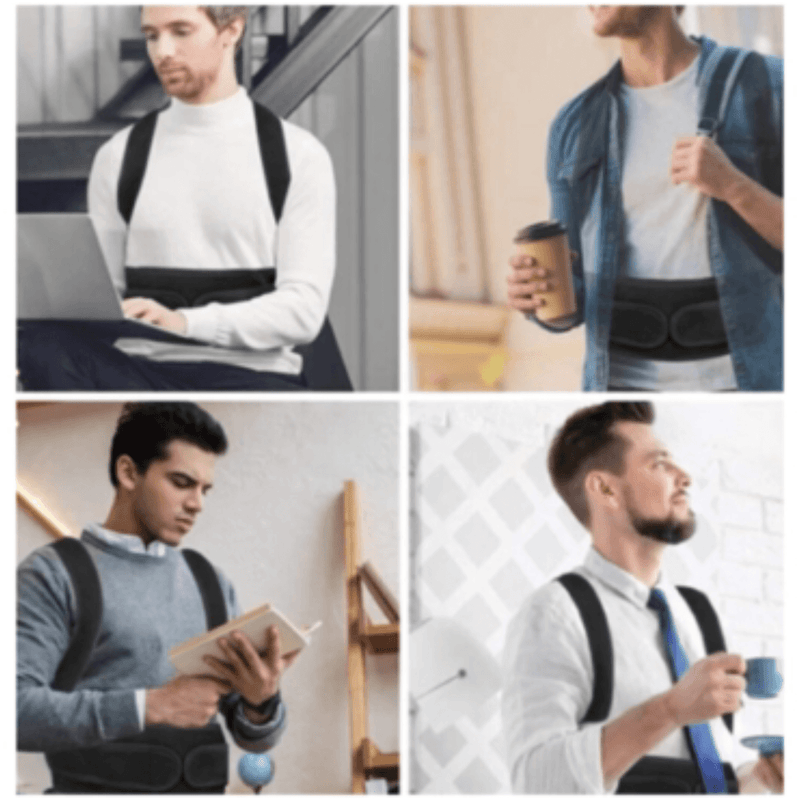 Faja de Soporte Postural para Hombre – Doble Cinturón - Multishop Chile E.I.R.L