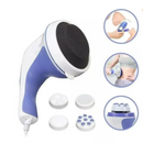 Masajeador Eléctrico Corporal 4 en 1 | Reductor, Anticelulitis y Tonificador | 4 Cabezales