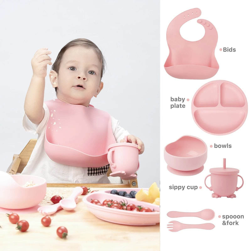 Juego de Vajilla de Silicona para Bebé - Multishop Chile E.I.R.L