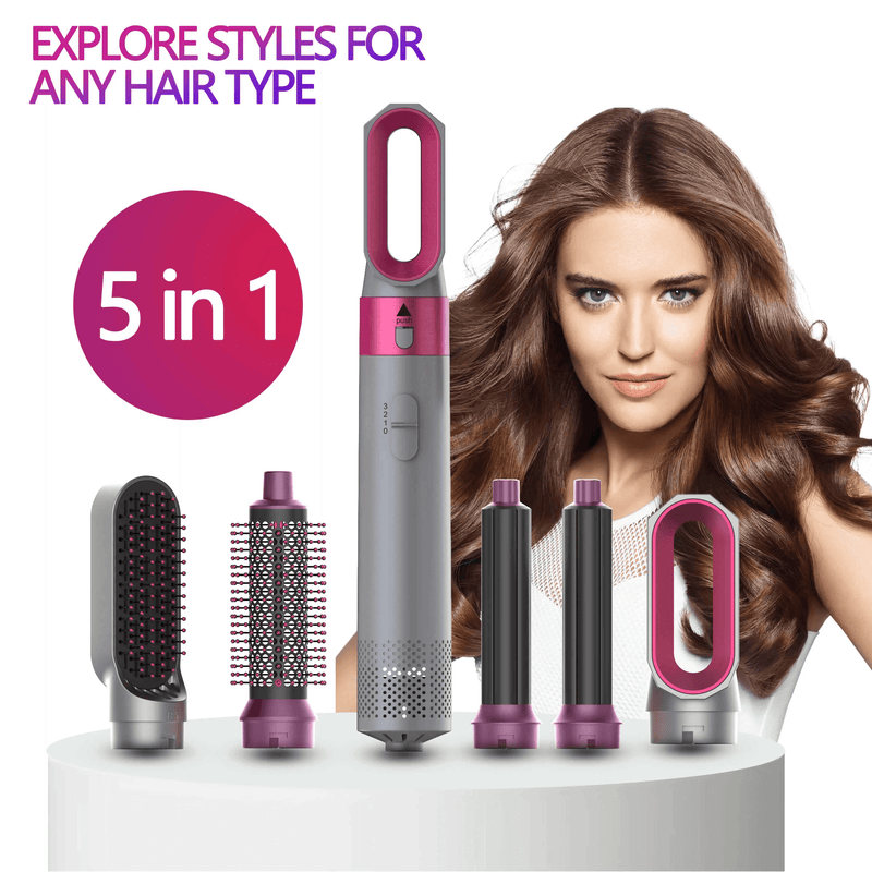 Cepillo Secador 5 En 1 Profesional - Multishop Chile E.I.R.L