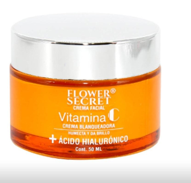Crema Facial Iluminadora Anti-Edad con Vitamina C y Ácido Hialurónico - Multishop Chile E.I.R.L