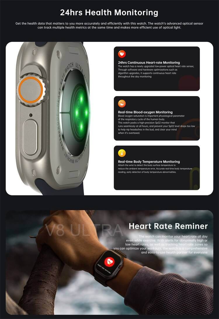 Reloj Smart Watch Ultra Inteligente V8 - Multishop Chile E.I.R.L