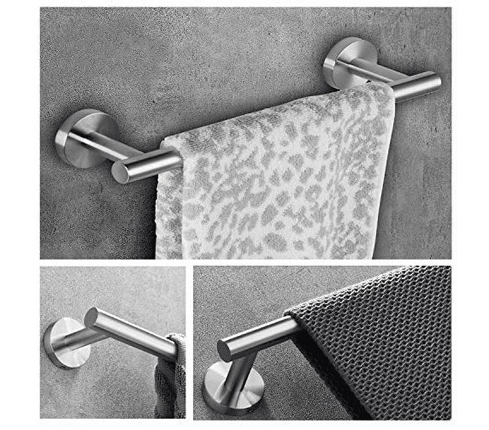 Set De 5 Accesorios De Baño Acero Inoxid - Multishop Chile E.I.R.L
