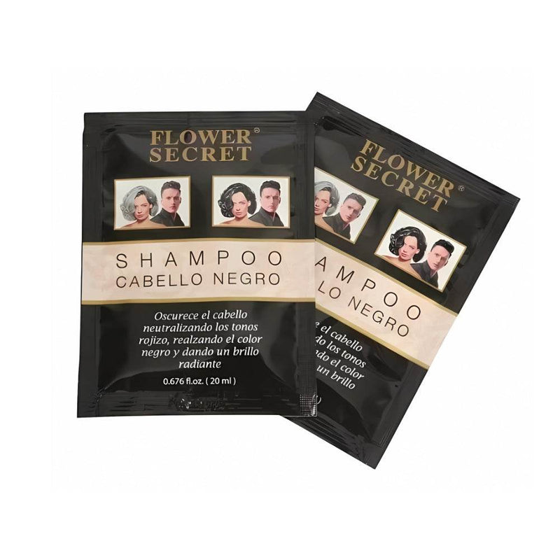 Shampoo Cabello Negro Canas Caja 12 Un - Multishop Chile E.I.R.L