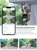 Hogar Cámara Doble Lente con Sirena WiFi – Seguridad HD para el Hogar de Tendeli- Ecuador en
