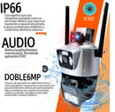 Hogar Cámara Doble Lente con Sirena WiFi – Seguridad HD para el Hogar de Tendeli- Ecuador en