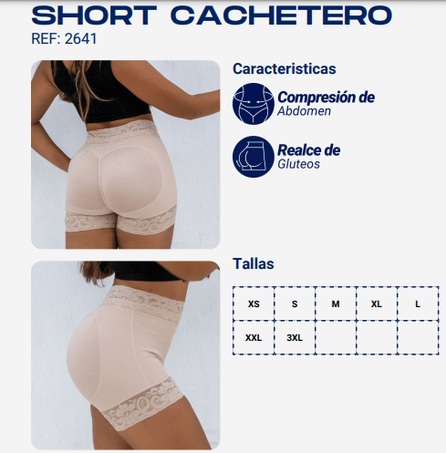 Short Cachetero Faja Ultrarealce - Multishop Chile E.I.R.L