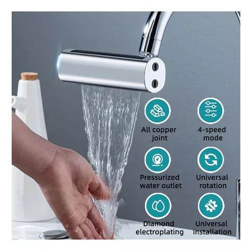 Grifo de Cocina de Cascada de 4 Modos - Multishop Chile E.I.R.L