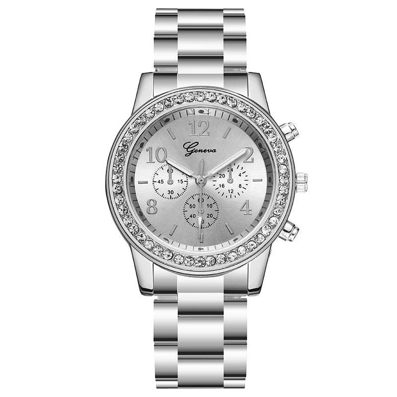 Set Reloj Clásico+ Pulsera Para Mujer - Multishop Chile E.I.R.L
