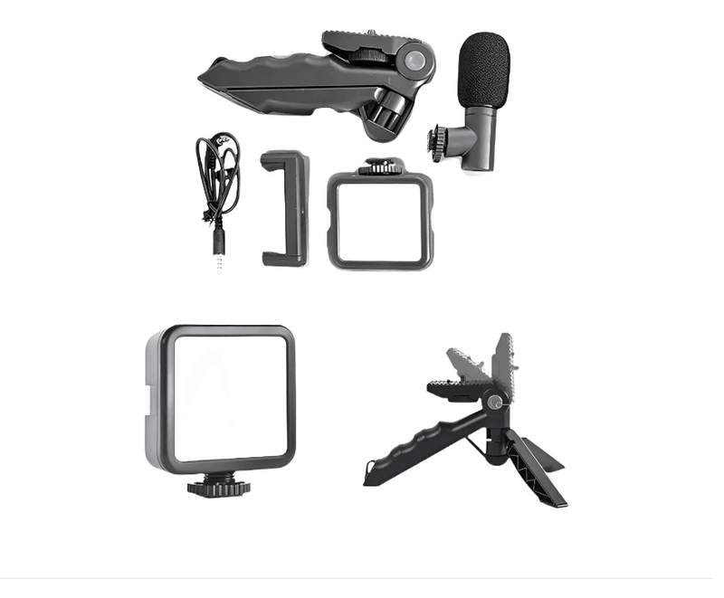 Kit de Grabación Tripode y micrófono - Multishop Chile E.I.R.L