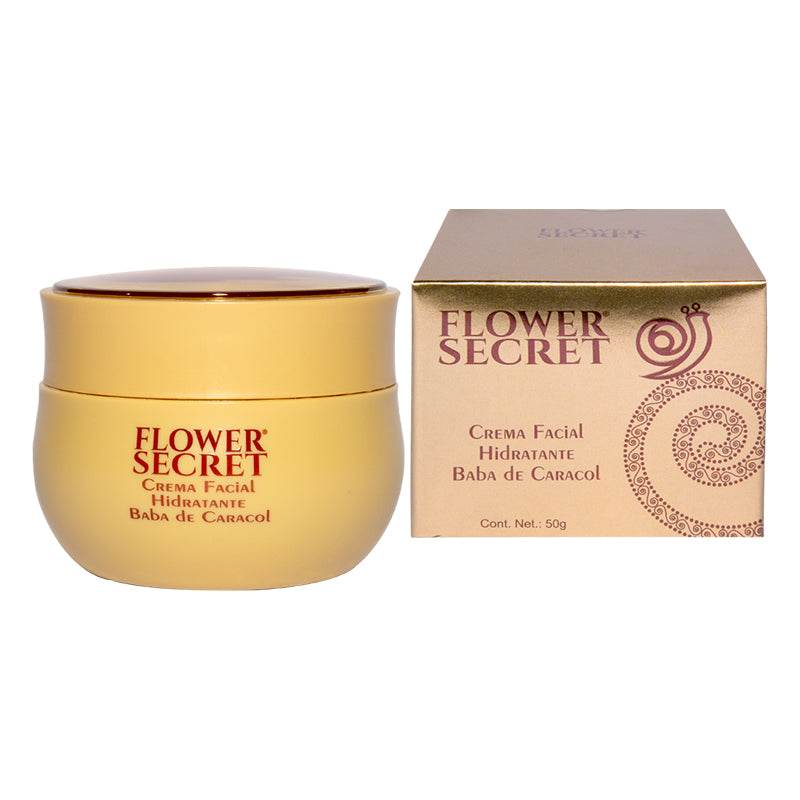 FLOWER SECRET Crema facial desmanchadora baba de caracol 50 G - Multishop Chile E.I.R.L