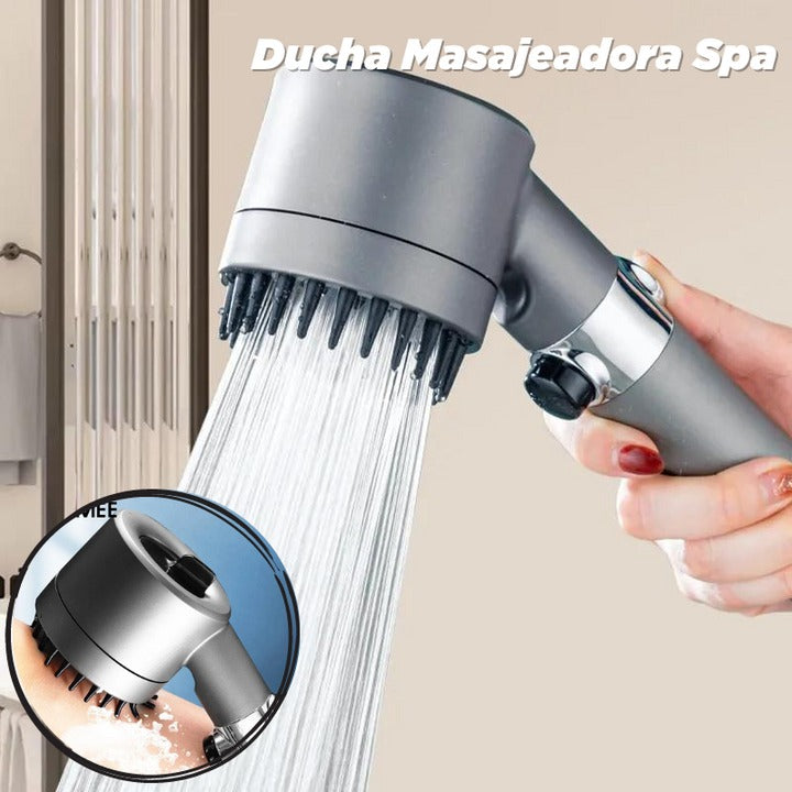 Cabezal Ducha Alta Presion Masajeadora