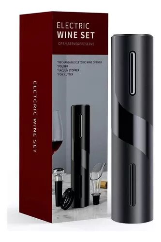 Sacacorchos Eléctrico Premium – Abre Vino Fácil y Rápido