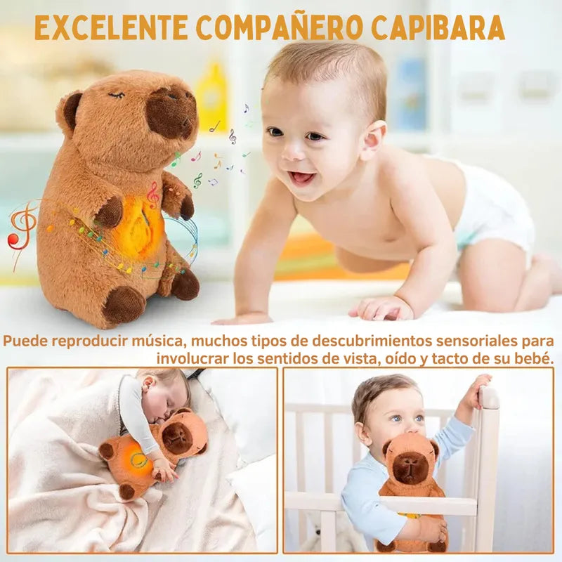 Peluche Capibara Brillante Músical