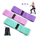 Set 3 Bandas de Resistencia Multicolor | Látex Natural | Fitness, Yoga y Rehabilitación