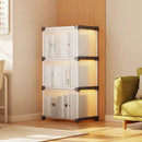 Estante Organizador Apilable 3 Niveles | Plástico Resistente | 96cm | Hogar y Oficina