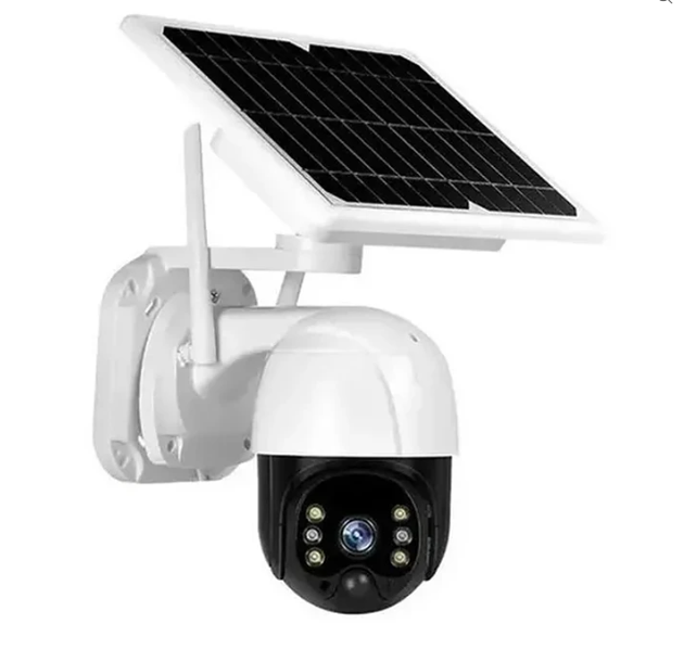 Cámara de Seguridad Solar WiFi PTZ Mcasa | 300° | Visión Nocturna | Audio Bidireccional | App V380