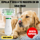 Cepillo y Secador para Mascotas 2 en 1 – Desenreda y seca rápido