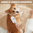 Cepillo a Vapor para Mascotas 2 en 1 – Seca y peina fácil