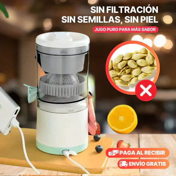 EXPRIMIDOR ELÉCTRICO DE FRUTAS INALÁMBRICO Y RECARGABLE + Envio Gratis