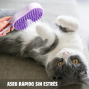 Cepillo a Vapor para Mascotas 2 en 1 – Seca y peina fácil