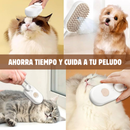 Cepillo a Vapor para Mascotas 2 en 1 – Seca y peina fácil