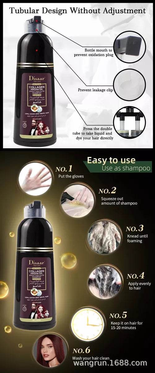 ¡Adiós Canas! Tinte capilar cubre raíces y refresca el colo - Multishop Chile E.I.R.L