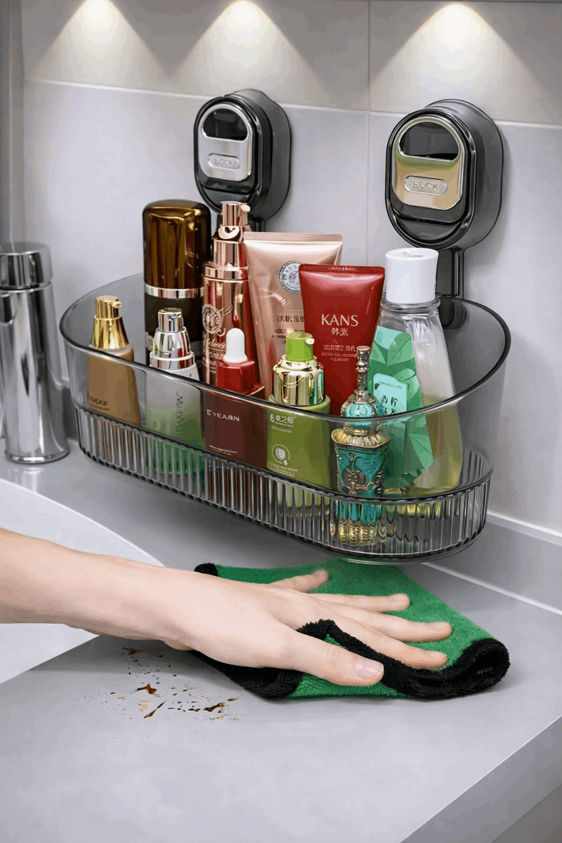 Hogar Estante de Ducha con Ventosa Premium de Tendeli- Ecuador en