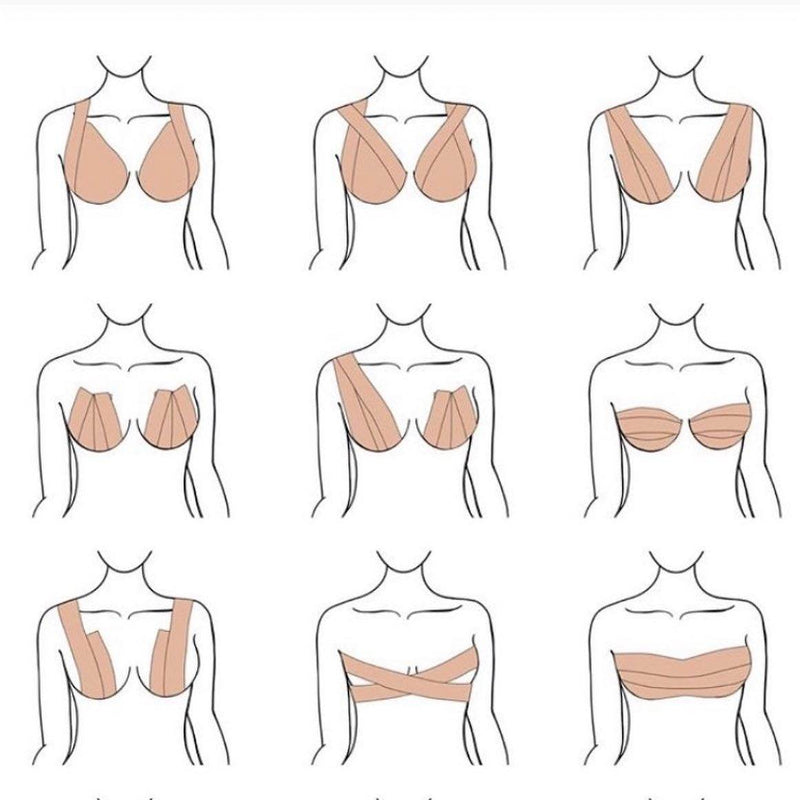 Cinta Adhesiva Levanta busto Boob Tape Waterproof - Multishop Chile E.I.R.L