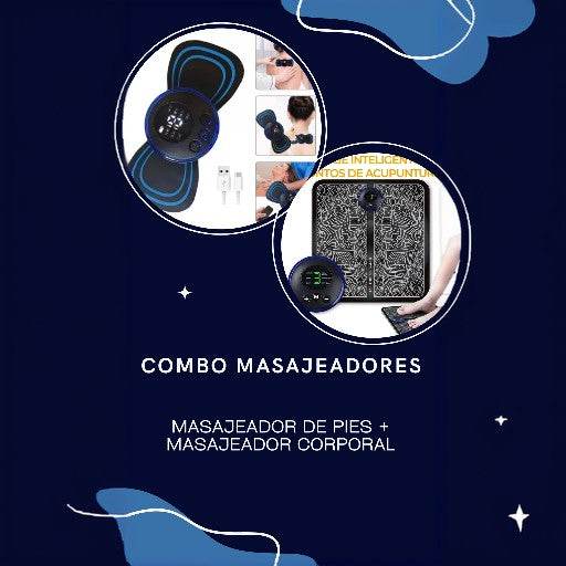 Combo Masajeadores: Alivia el dolor, relaja los músculos y mejora tu bienestar - Multishop Chile E.I.R.L