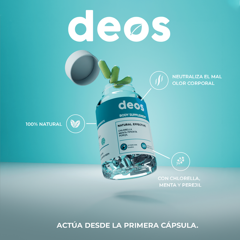 Deos® - Desodorante Corporal en Cápsulas