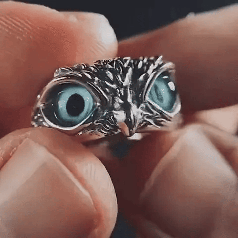 Anillo Búho: Símbolo de Sabiduría, Misterio y Protección - Multishop Chile E.I.R.L