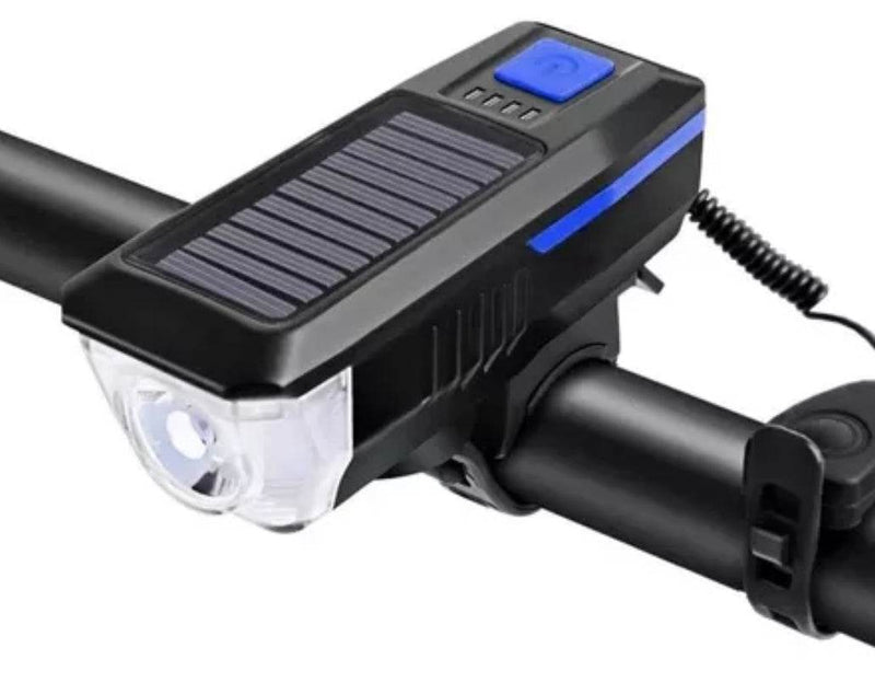 Luz delantera led de bicicleta solar - Multishop Chile E.I.R.L