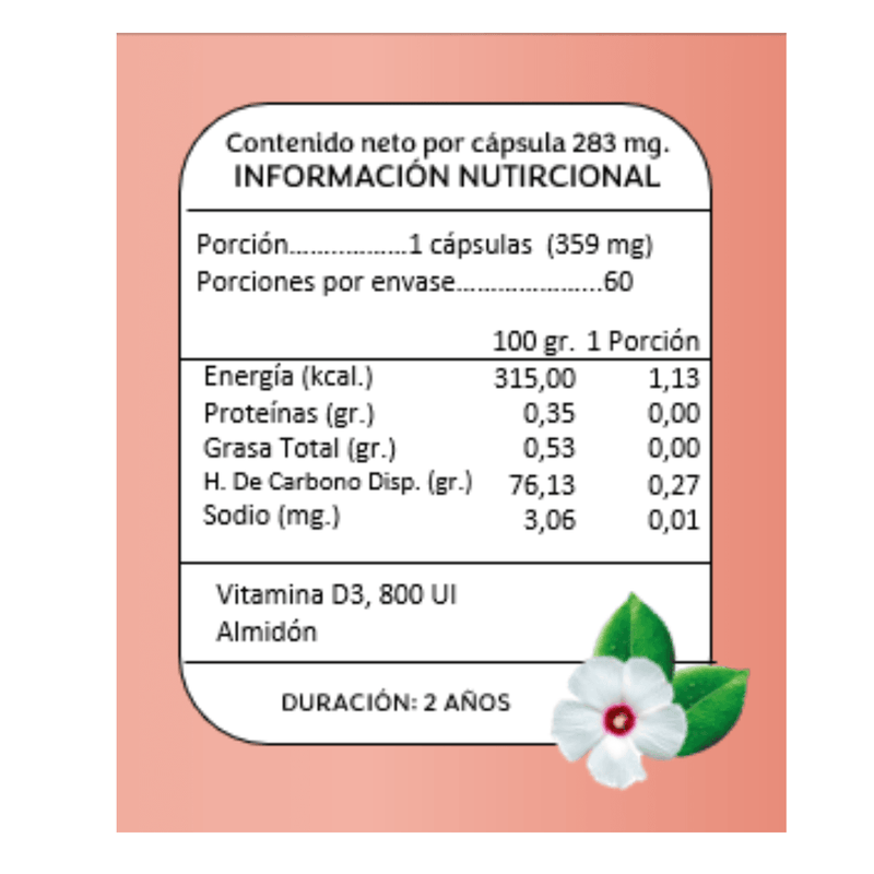 Suplemento de Vitamina D3 – Fórmula en Cápsulas - Multishop Chile E.I.R.L