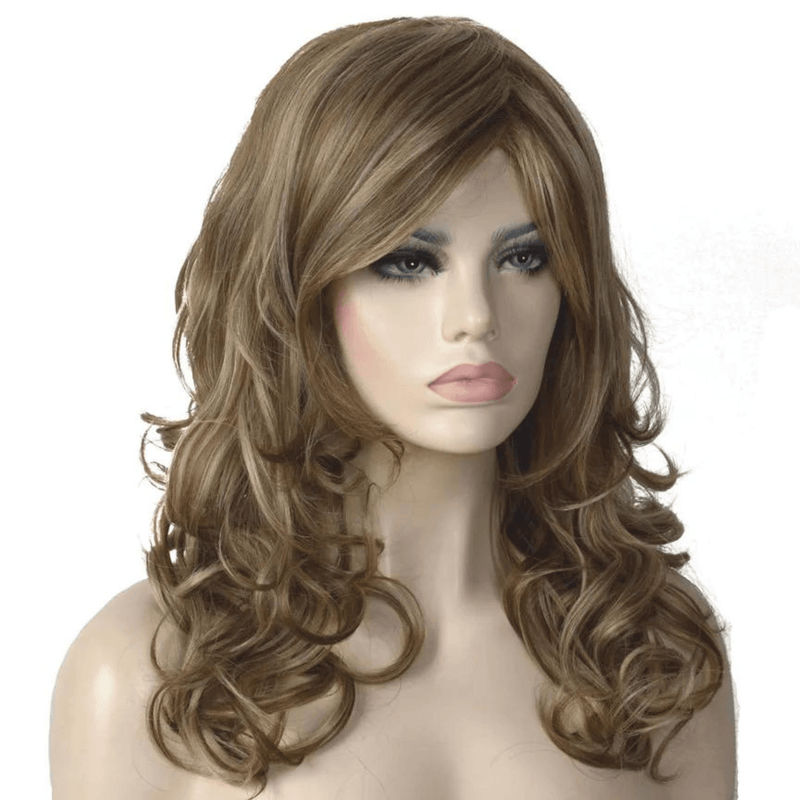 Peluca larga y rizada para mujer - Multishop Chile E.I.R.L