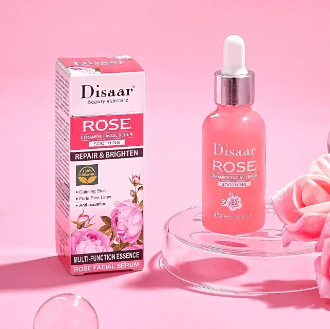 Piel radiante y sin edad: Serum de Rosas con Ácido Hialurónico - Multishop Chile E.I.R.L