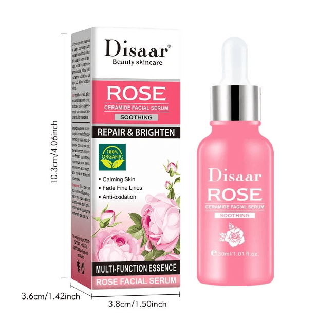 Piel radiante y sin edad: Serum de Rosas con Ácido Hialurónico - Multishop Chile E.I.R.L